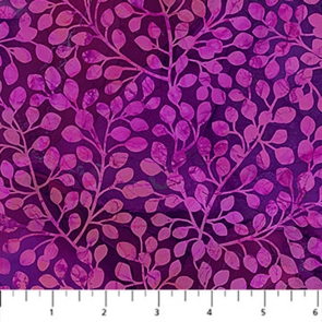 Northcott Dragonfly Dance - Leaf Blender - Fuchsia