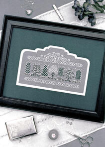 The Drawn Thread Cross Stitch Chart - Winter Arbor