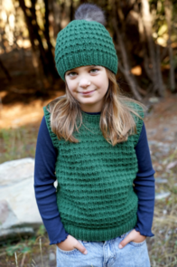 Lisa F LF59 Keely Vest & Hat - Knitting Pattern / Kit