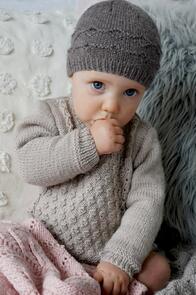 Lisa F Baby Cakes BC100 Everleigh Sweater and Hat - Knitting Pattern / Kit