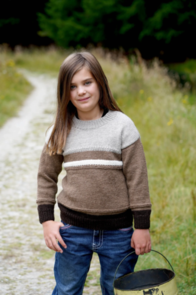 Lisa F LF64 Merrill Sweater - Knitting Pattern / Kit