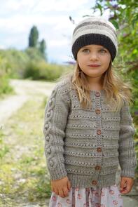 Lisa F Little Cupcakes LF38 McKenna Cardi and Hat - Knitting Pattern / Kit