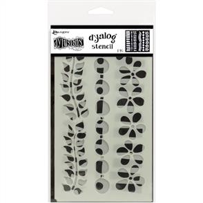 Ranger Ink Dyan Reaveley's Dylusions Dyalog Stencil - Border It