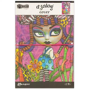 Ranger Ink Dylusions Dyalog Canvas Printed Cover 5"X8" Believe