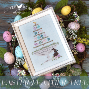 Assorted Cross Stitch Charts Little Robin Designs Cross Stitch Chart - Easter Feather Tree