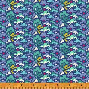 Windham Fabric Eden - Cloud Puff Periwinkle