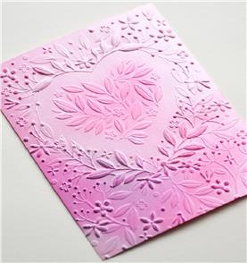 Memory Box Embossing Folder: Heart Bouquet