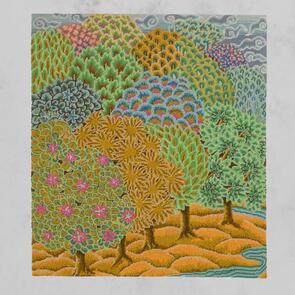 Ehrman Tapestry Kit - Mughal Forest 30.5"x26.5"