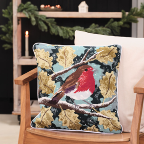 Ehrman Tapestry Kit - Robin and Oak Leaves