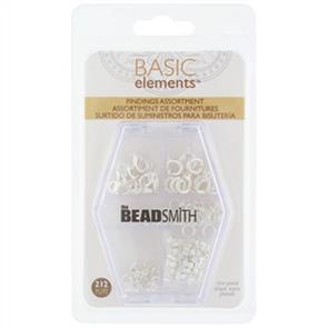 The Beadsmith The Bead Smith - Findings Assortment Silver