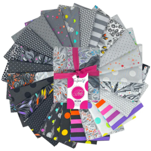 Free Spirit Tula Pink || Graywork + True Colors || Fat Quarter Bundle (24pcs)