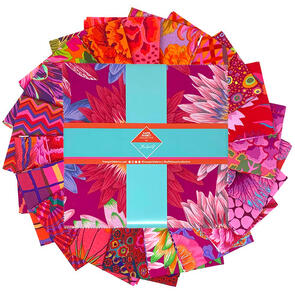 Free Spirit Kaffe Fassett Classics Plus 10" Charm Pack 42pc - Ruby