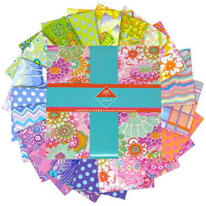 Free Spirit Kaffe Fassett Classics Plus 10" Charm Pack 42pc - Sorbet