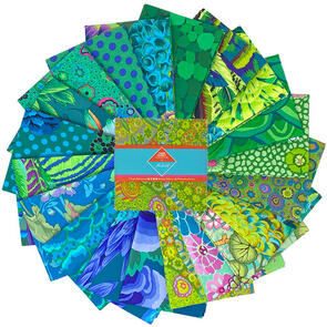 Free Spirit Kaffe Fassett Classics Plus 5" Charm Pack 42pc - Tidal