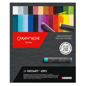 Caran d'Ache NeoArt 6901 Pastels - 24 Pack