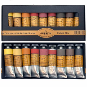 Charvin Extrafine Oil Colour Earth Shades