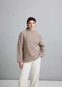 Mode at Rowan Knitting Pattern / Kit - Fern - Softest Alpaca / Alpaca Haze