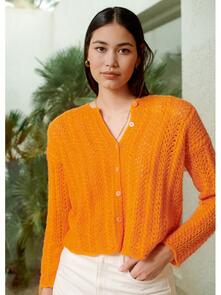 Lana Grossa Pattern / Kit - Ecopuno - Womens Cardigan (0209)
