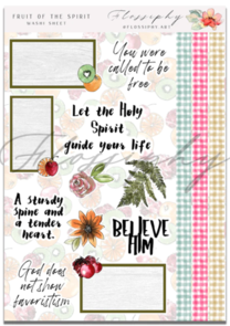Flossiphy Fruit of the Spirit - Faith Deco