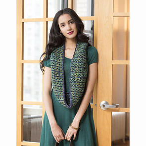 Malabrigo Greenway - Brioche Rib Cowl- Knitting Kit / Pattern