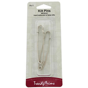 Trendy Trims Kilt Pins - Nickel