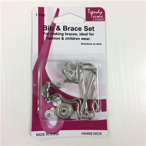 Trendy Trims Trendy Trim Bib & Brace Set (1 Pair)