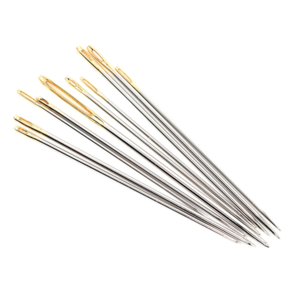 Hobby Gift Hand Needle: Household Gold Eye Assorted 10pc