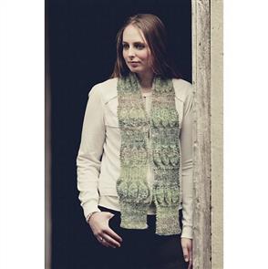 Lisa F Honey Cakes - HC05 Autumn Leaf Scarf - Knitting Pattern / Kit