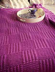 Holland Designs Crochet Pattern - Wild Orchid Throw