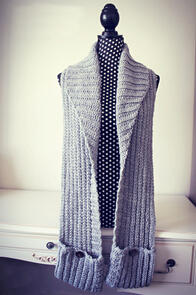 Holland Designs Crochet Pattern - Pocket Cowl Scarf