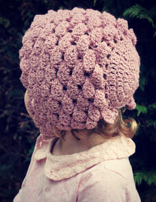 Holland Designs Crochet Pattern - Rose Petal Bonnet