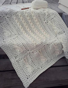 Holland Designs Crochet Pattern - Bunny Cable Blanket