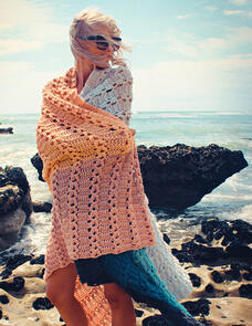 Holland Designs Crochet Pattern - Sunset Beach Throw