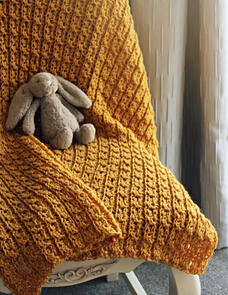 Holland Designs Crochet Pattern - Quick Cable Blanket