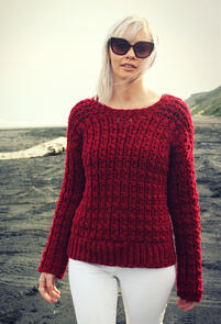 Holland Designs Crochet Pattern - Quick Cable Pullover