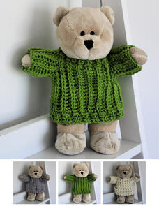 Holland Designs Crochet Pattern - Outfits for Bear