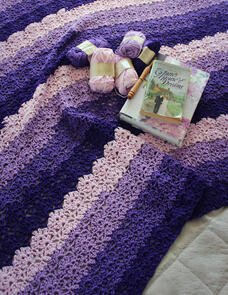 Holland Designs Crochet Pattern - Violet Vale Afghan