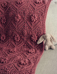 Holland Designs Crochet Pattern - La Vie En Rose Afghan