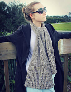 Holland Designs Crochet Pattern - Lace of Luxury Scarf