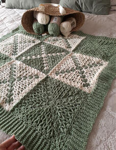 Holland Designs Crochet Pattern - Modern Jacob's Ladder Afghan