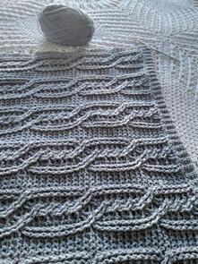 Holland Designs Crochet Pattern - Braided Cable Blanket (Rope Chain Blanket)