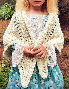 Holland Designs Crochet Pattern - Lace Insertion Shawl
