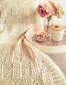 Holland Designs Crochet Pattern - Gingham Gansey Afghan