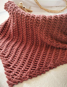Holland Designs Crochet Pattern - C2C Simple Cable Blanket