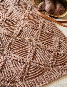 Holland Designs Crochet Pattern - Dutch Braid Motif Afghan