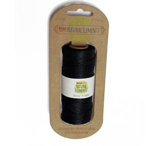 The Beadsmith Hemp Cord - Black 20lb - 60m
