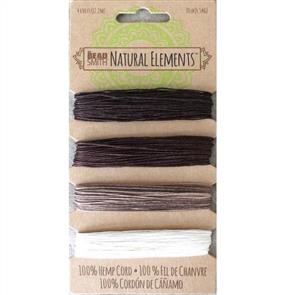 The Beadsmith Hemp Cord - Neutral Colours 10lb