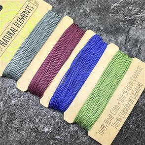 The Beadsmith Hemp Cord - Dark Colours - 10lb