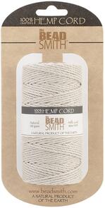 The Beadsmith Hemp Cord - Natural 48lb