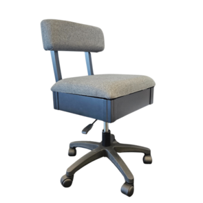 Horn Gaslift Sewing Chair - Grey